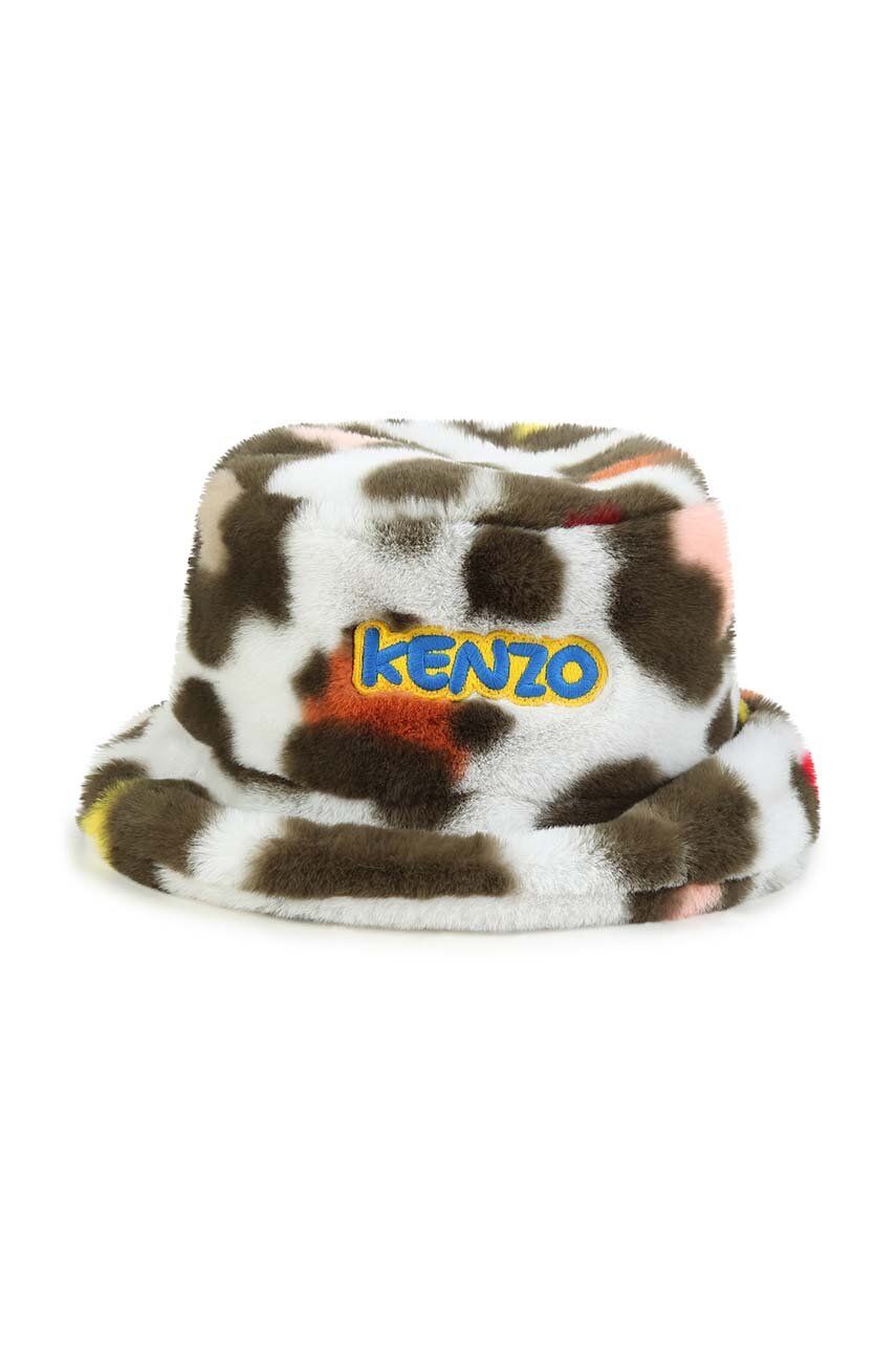 Dětský klobouk Kenzo Kids béžová barva - béžová -  Materiál č. 1: 100 % Bavlna Materiál č.