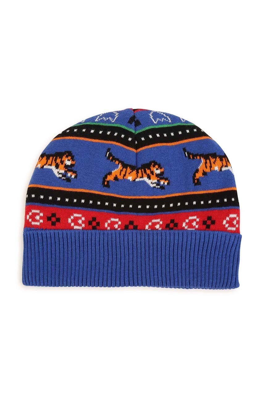 

Детска шапка Kenzo Kids в тъмносиньо, Тъмносин