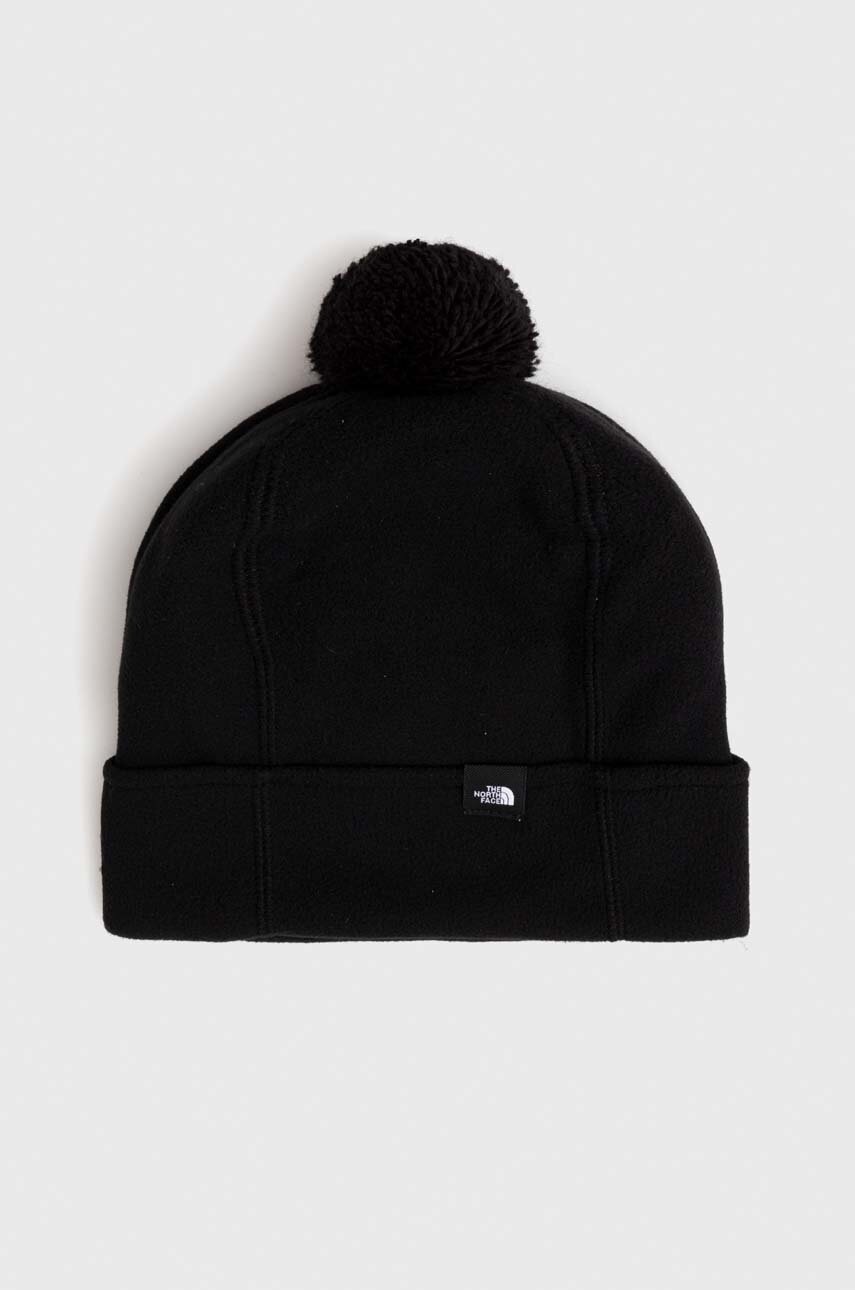 Детская шапка The North Face GLACIER BEANIE цвет чёрный из тонкого трикотажа Детская шапка The North Face GLACIER BEANIE цвет чёрный из тонкого трикотажа