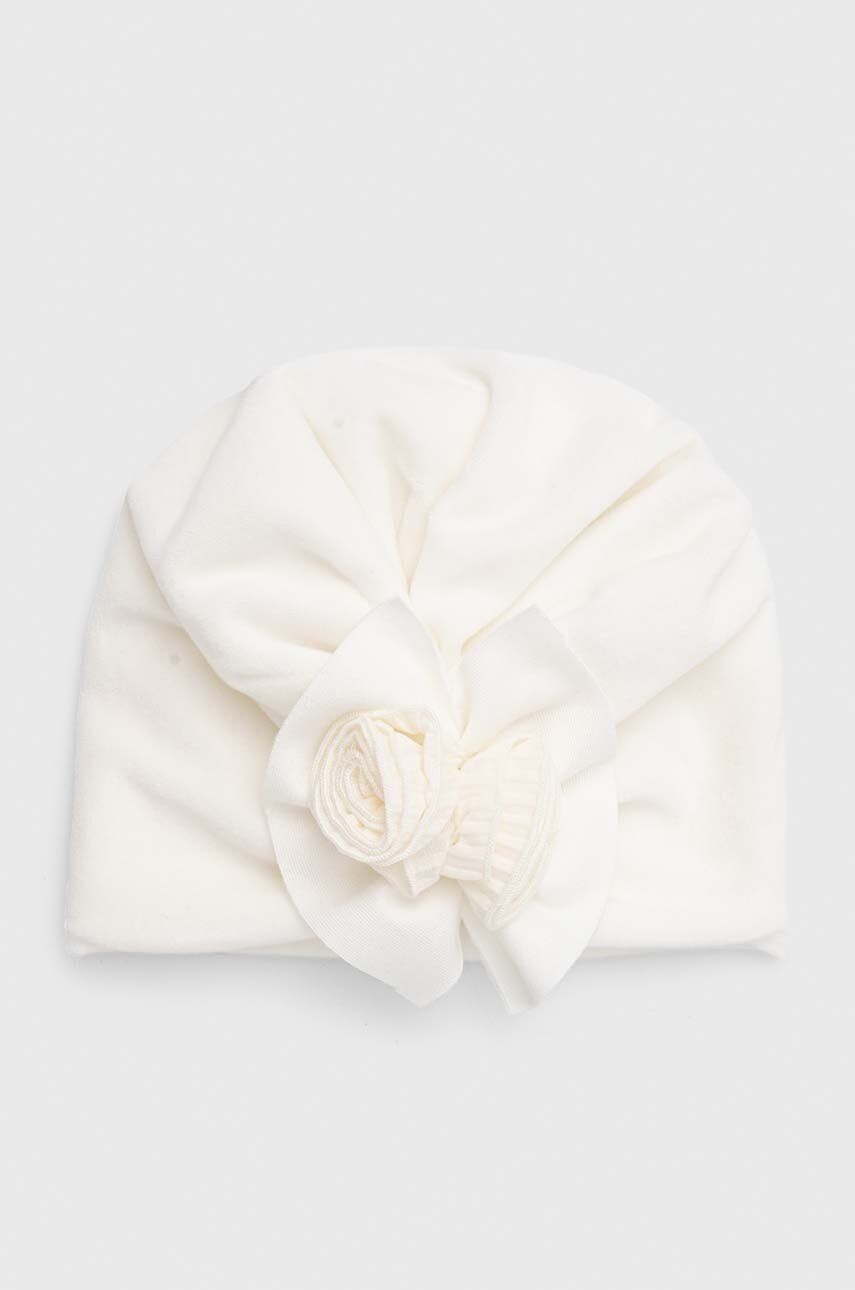 Dětska čepice Jamiks ZITA bílá barva - bílá - Hlavní materiál: 94 % Polyester