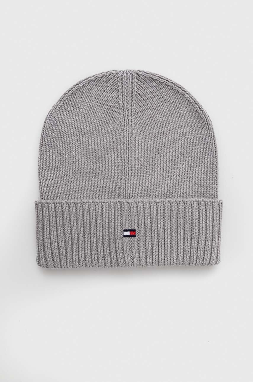 

Шапка Tommy Hilfiger колір сірий з тонкого трикотажу