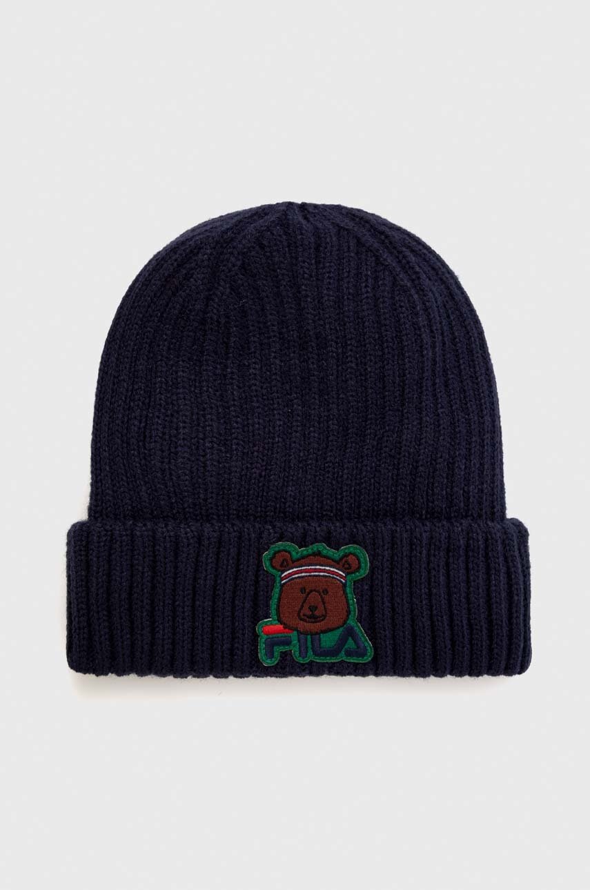

Шапка Fila TARUT Animal family Kids Warm beanie колір синій