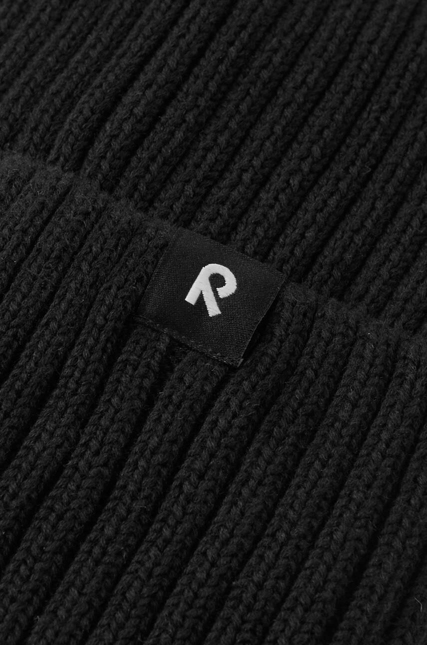 Детская хлопковая шапка Reima Hattara цвет чёрный хлопковая