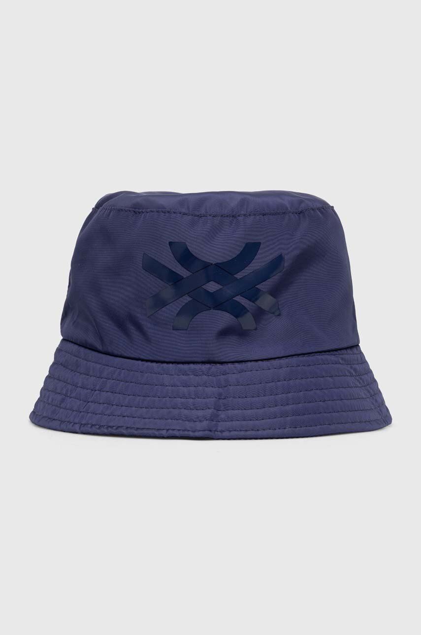 Dětský klobouk United Colors of Benetton tmavomodrá barva - námořnická modř - Hlavní materiál: 100 %