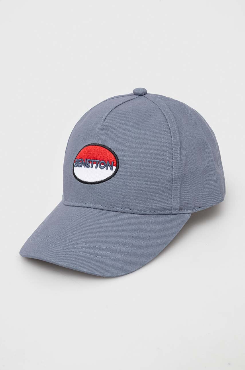 Детская хлопковая кепка United Colors of Benetton с аппликацией в Тернополе Детская хлопковая кепка United Colors of Benetton с аппликацией в Тернополе
