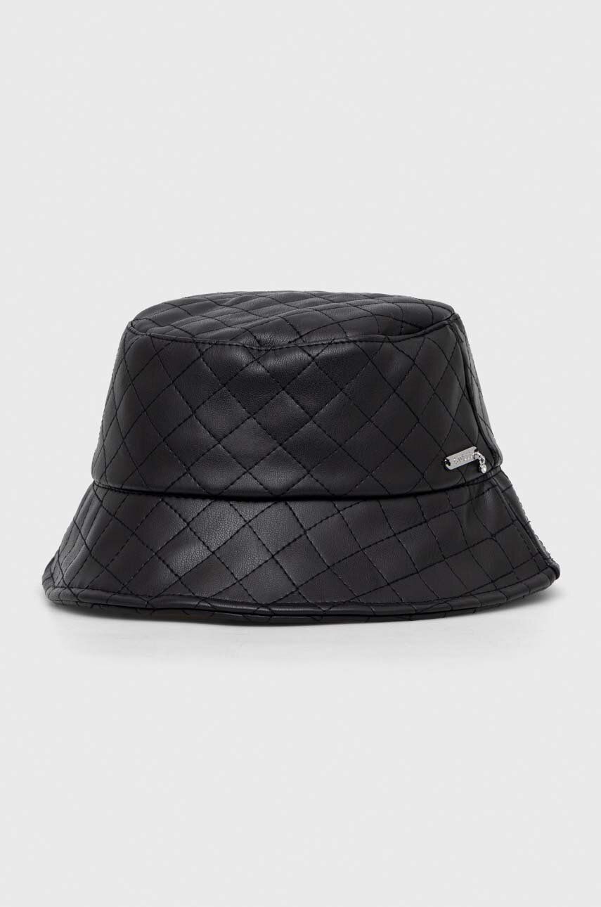 Dětský klobouk Guess černá barva - černá - Hlavní materiál: 100 % Polyamid s polyuretanovým povrchem