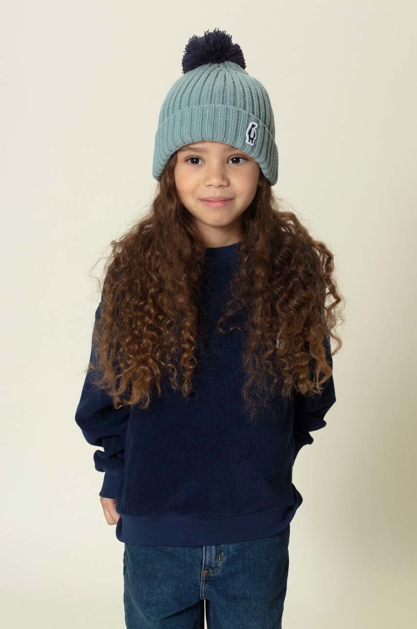 Дитяча шапка Gosoaky колір бірюзовий Дитяча шапка Gosoaky колір бірюзовий