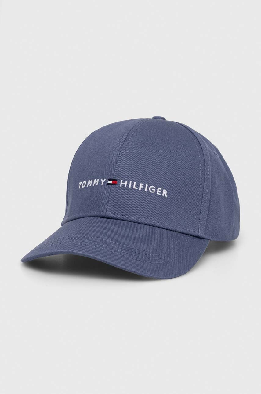 

Бавовняна бейсболка Tommy Hilfiger з аплікацією