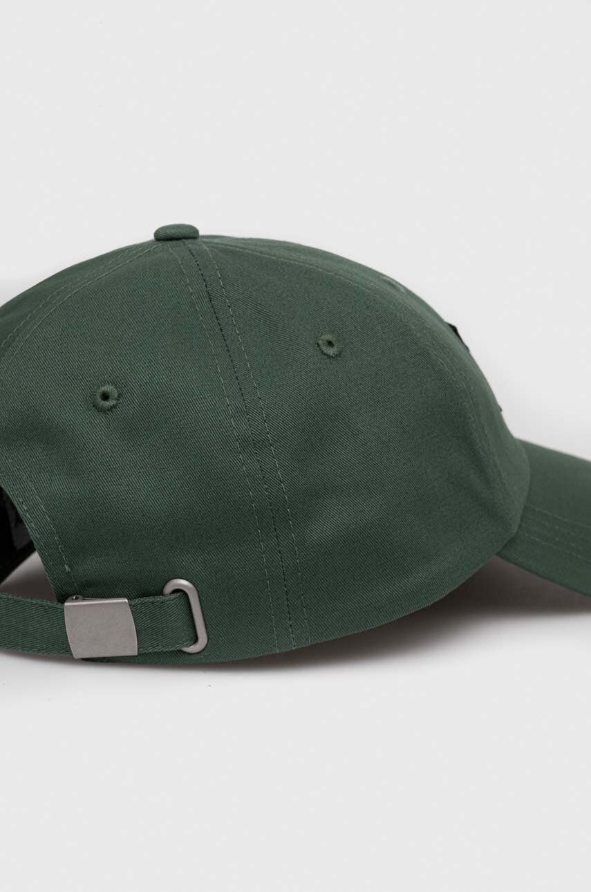 Tommy Jeans șapcă De Baseball Din Bumbac Culoarea Verde, Cu Imprimeu