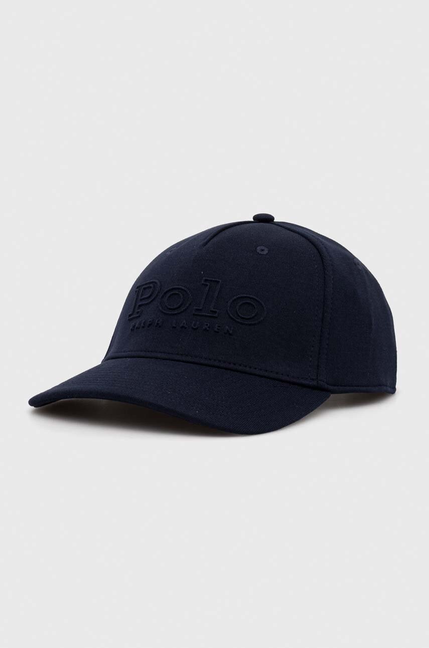 

Кепка Polo Ralph Lauren цвет синий однотонная