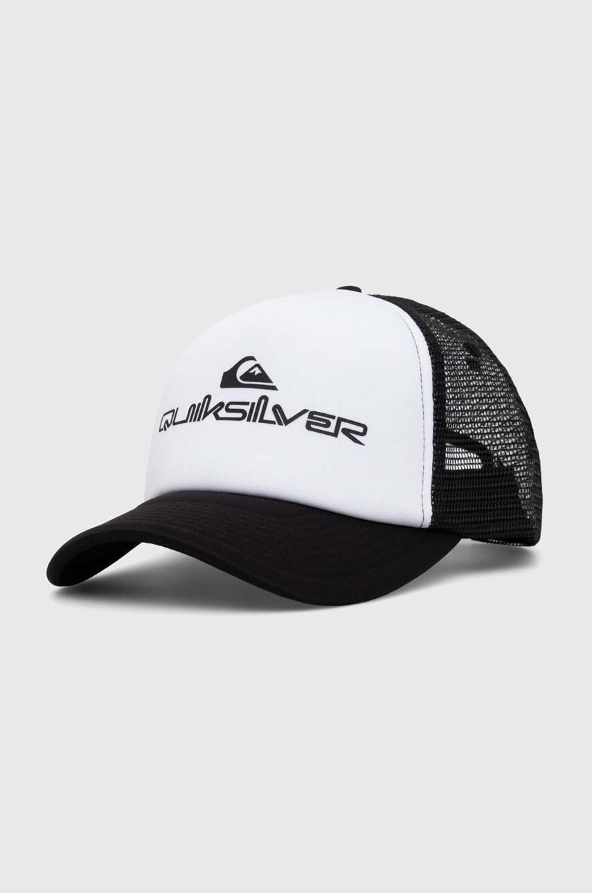 Quiksilver Sapca Culoarea Alb, Modelator