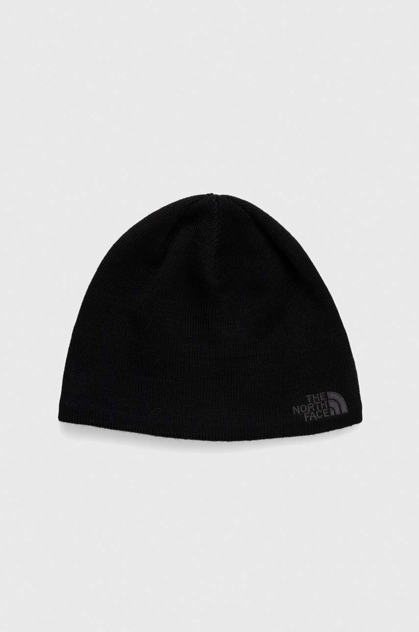 

Шапка The North Face Jim цвет чёрный из толстого трикотажа