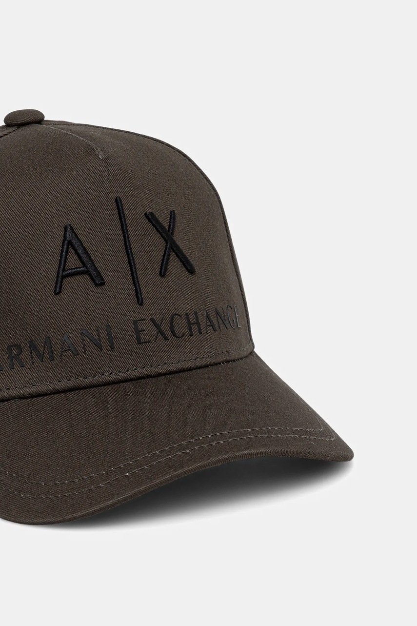 Кепка Armani Exchange цвет бежевый с аппликацией 954039 CC513