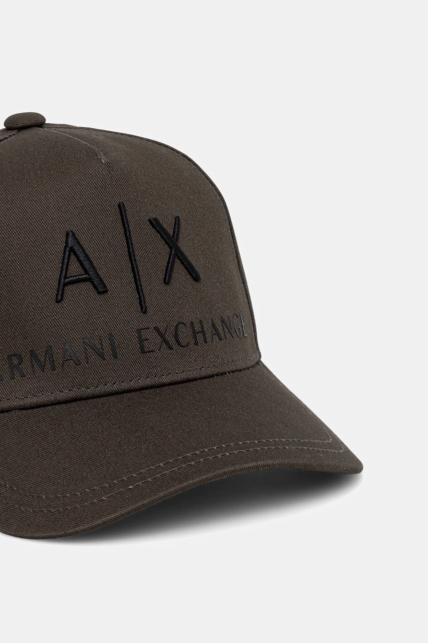 Кепка Armani Exchange цвет бежевый с аппликацией 954039 CC513 Кепка Armani Exchange цвет бежевый с аппликацией 954039 CC513