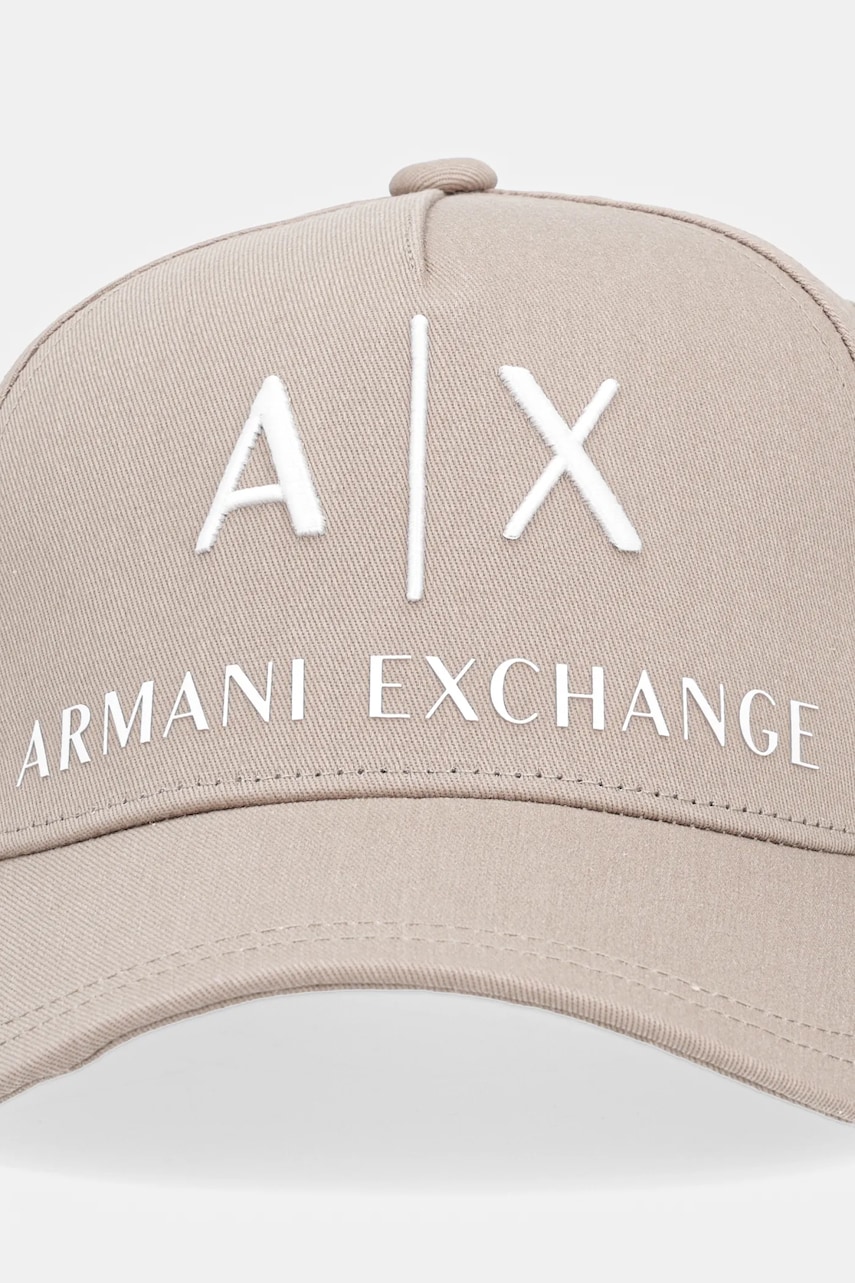 Кепка Armani Exchange цвет зелёный с аппликацией Кепка Armani Exchange цвет зелёный с аппликацией