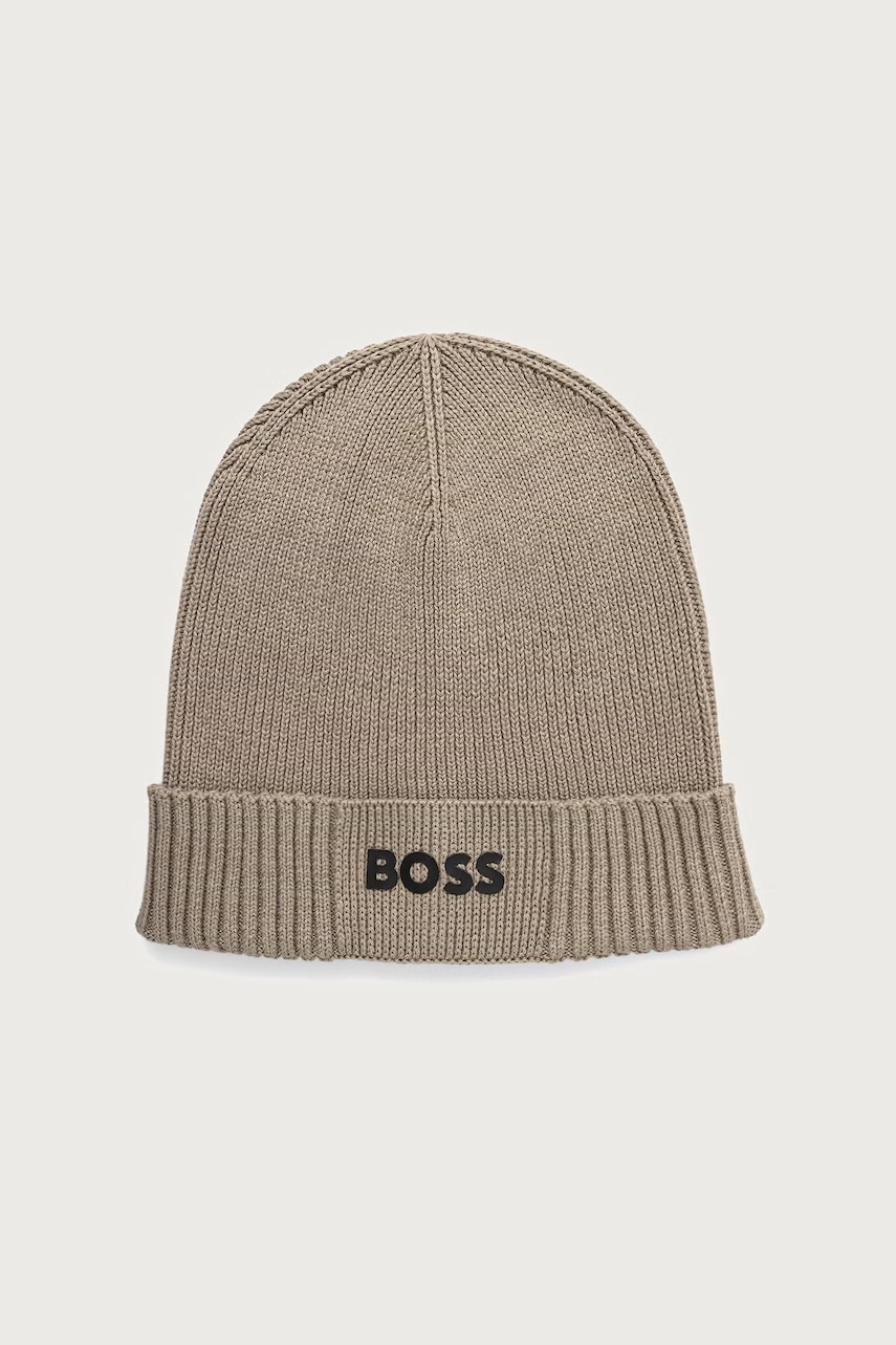 BOSS Green  čiapka pánska s prímesou vlny Asic_Beanie-X