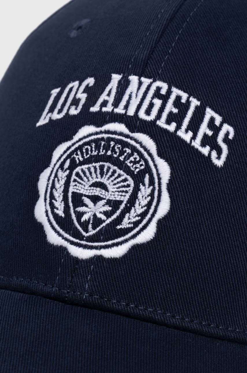 Hollister Co. șapcă De Baseball Din Bumbac Culoarea Albastru Marin, Cu Imprimeu