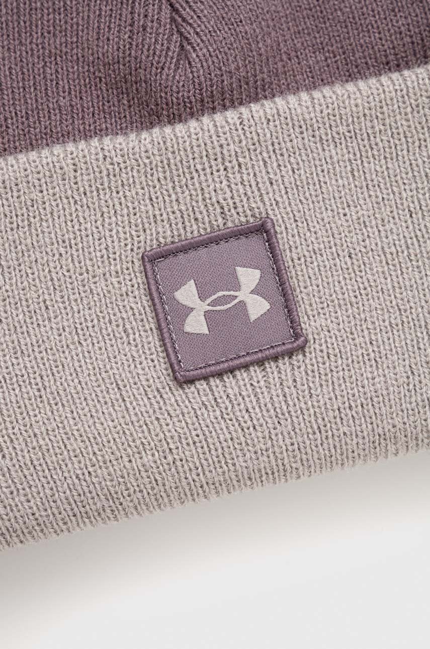 Under Armour Caciula Culoarea Gri, Din Tricot Gros