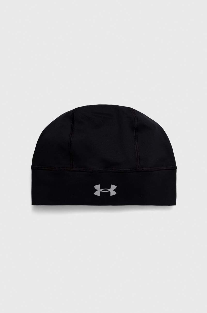 Under Armour caciula Storm Launch culoarea negru, din tesatura neteda Under Armour caciula Storm Launch culoarea negru, din tesatura neteda
