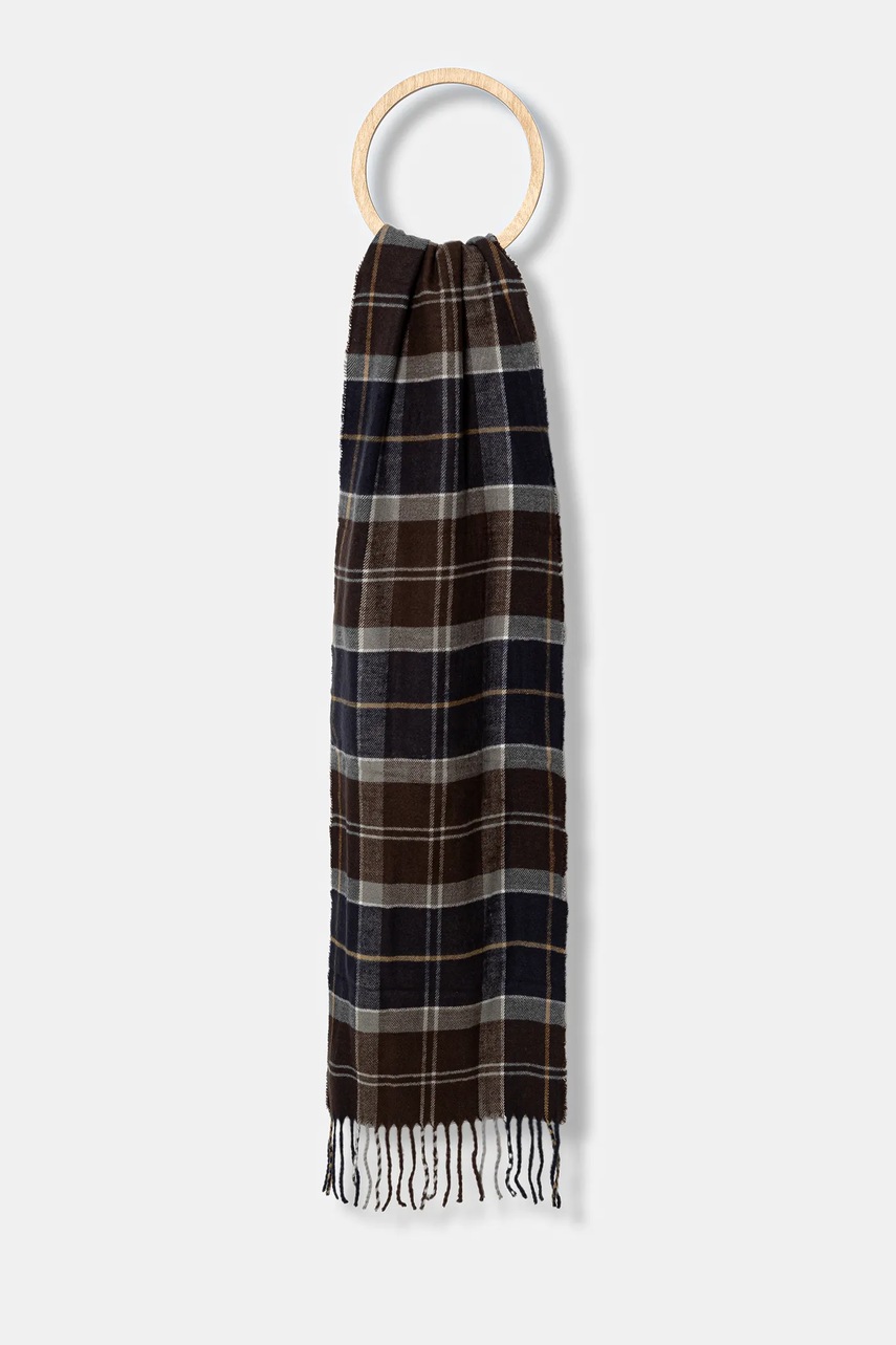 Шапка и шарф Barbour Swinton & Galingale цвет зелёный MGS0079 Шапка и шарф Barbour Swinton & Galingale цвет зелёный MGS0079