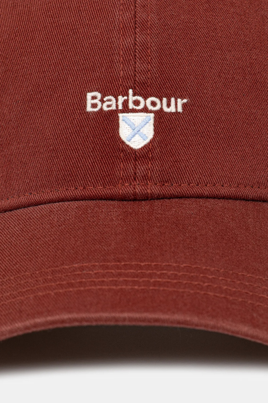 Хлопковая кепка Barbour Sports Caps цвет зелёный с аппликацией MHA0274 Хлопковая кепка Barbour Sports Caps цвет зелёный с аппликацией MHA0274