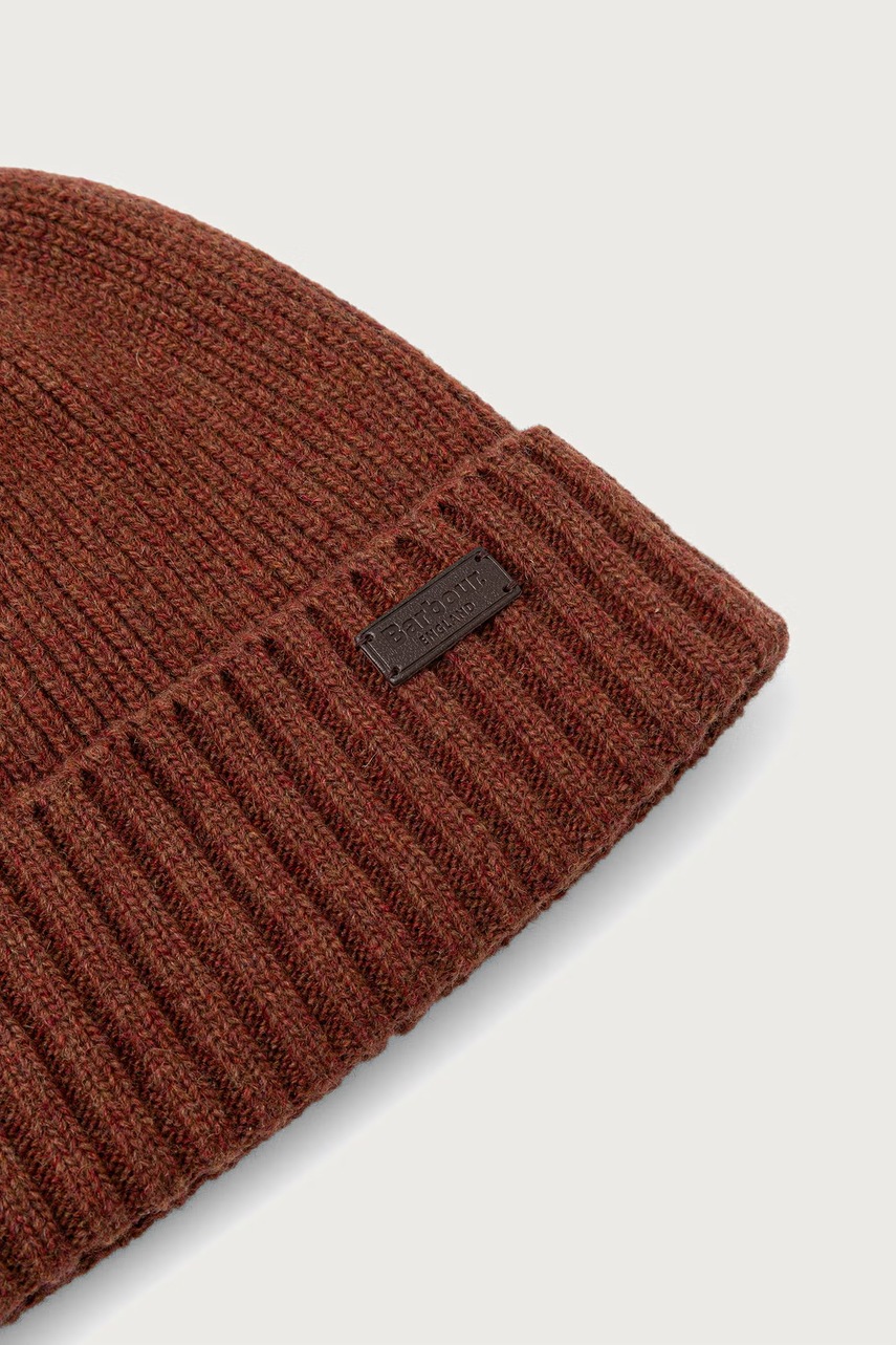 Barbour  шапка бейни мъжка от вълнена материя Carlton Beanie