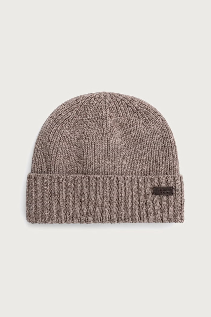 Barbour  čiapka beanie pánska s vlnou Carlton Beanie