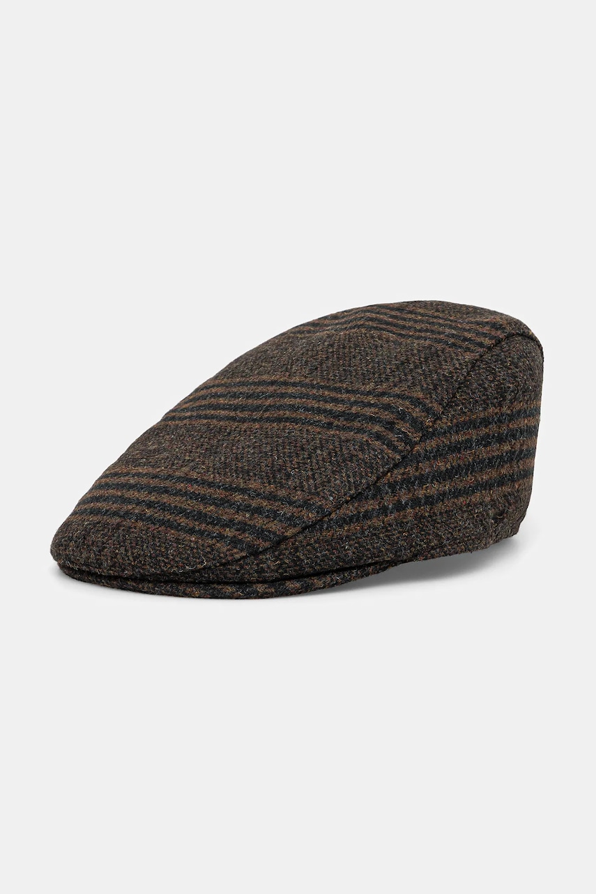 Levně Čepice z vlněné směsi Barbour šedá barva, MHA0640