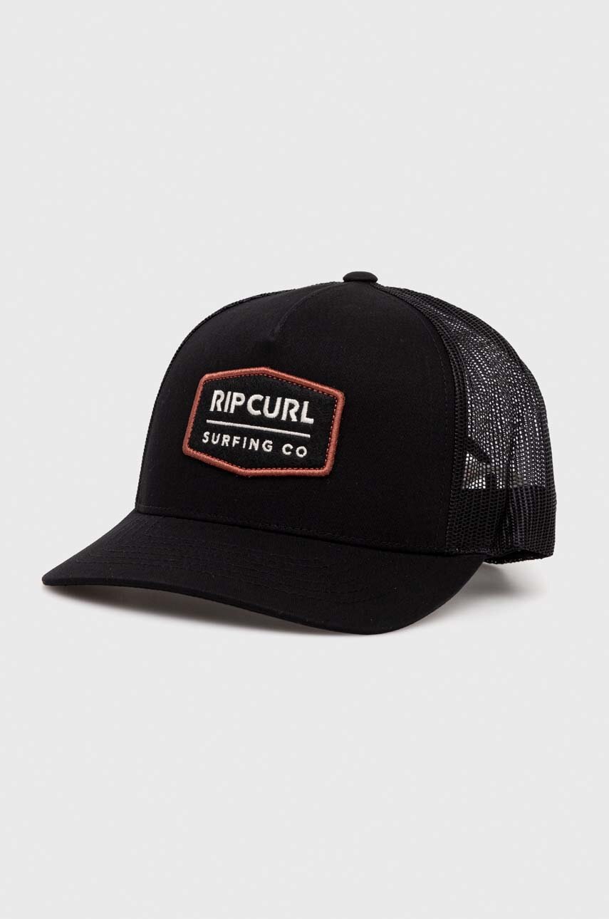 

Кепка Rip Curl колір чорний з аплікацією