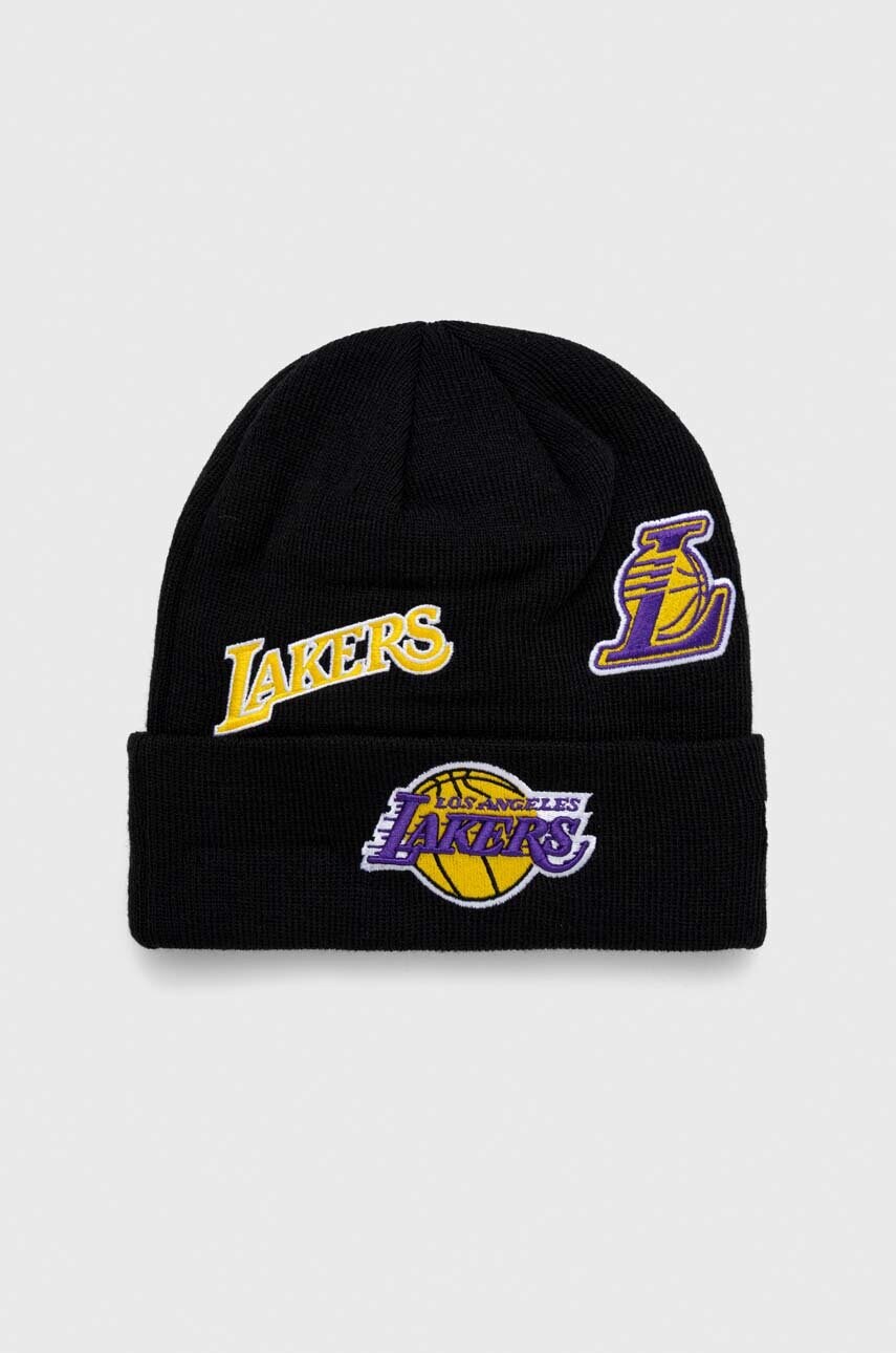 

Шапка New Era колір чорний LOS ANGELES LAKERS