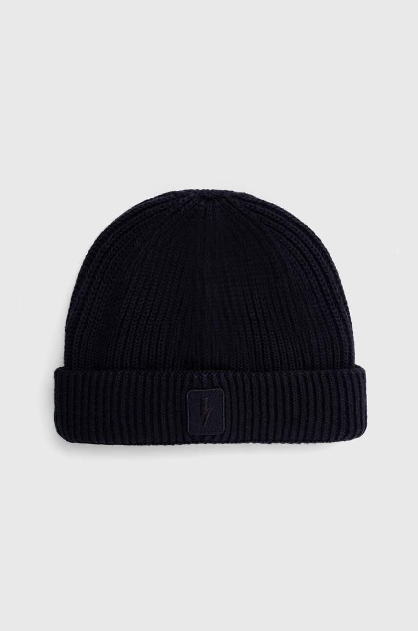 Neil Barett căciulă din amestec de cașmir FISHERMAN BEANIE culoarea bleumarin, PBCP335.V9505.466 Neil Barett căciulă din amestec de cașmir FISHERMAN BEANIE culoarea bleumarin, PBCP335.V9505.466