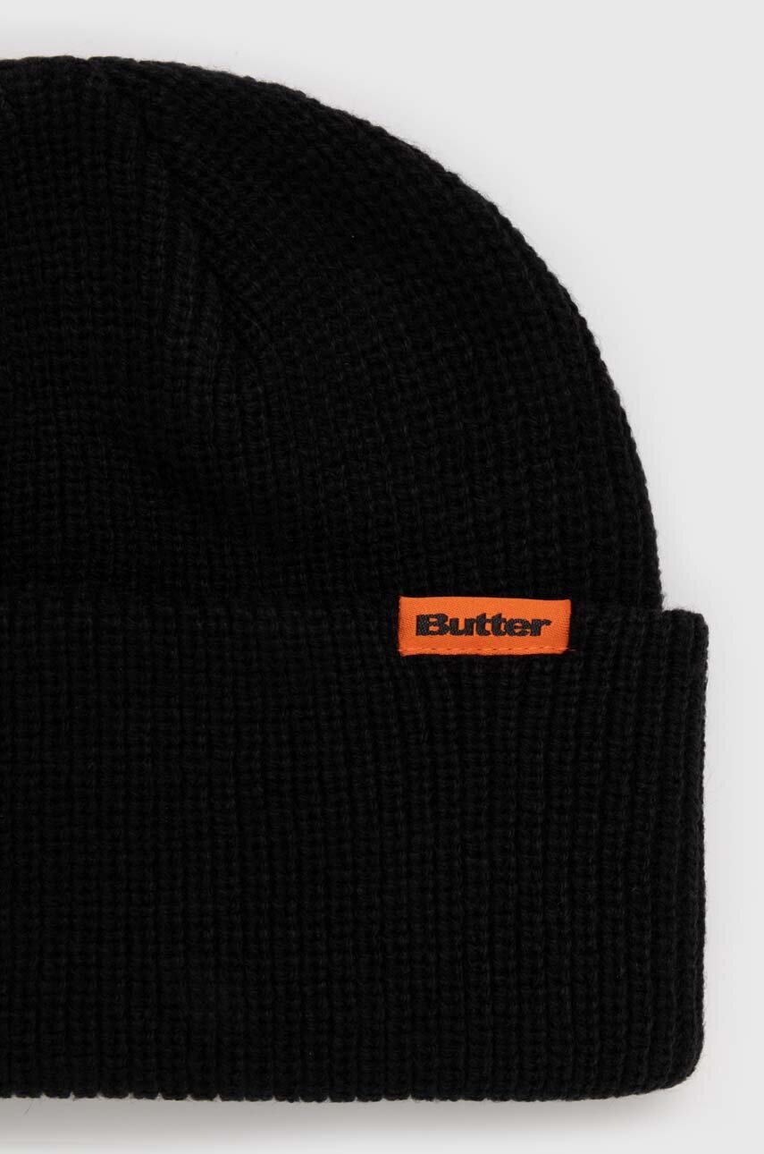 Καπέλο Butter Goods Tall Wharfie Beanie χρώμα: μαύρο, BGQ3235801 φωτογραφία