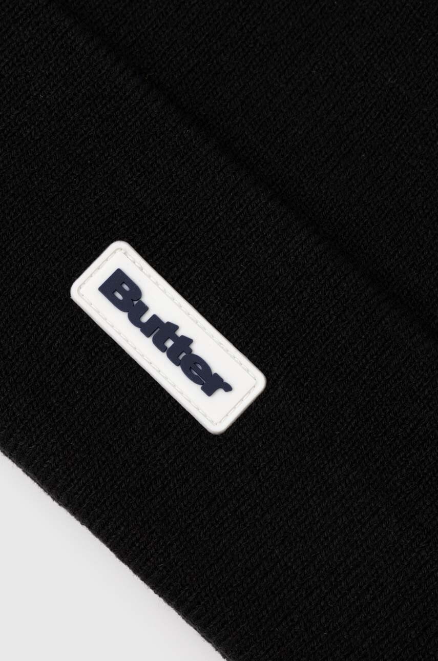 Καπέλο Butter Goods Tall Cuff Beanie χρώμα: μαύρο, BGQ423D14301 φωτογραφία