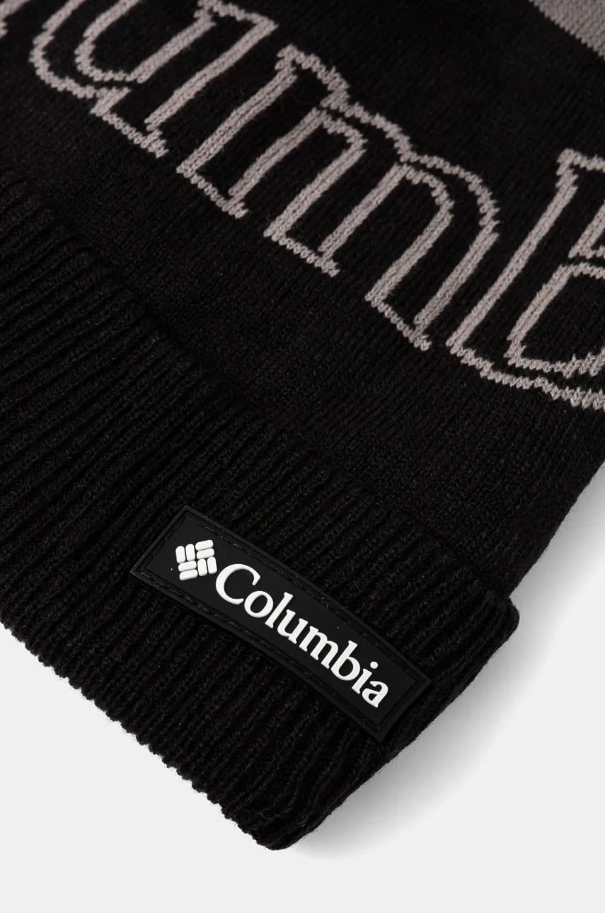 Шапка Columbia Polar Powder цвет бордовый из толстого трикотажа 1979861 Шапка Columbia Polar Powder цвет бордовый из толстого трикотажа 1979861