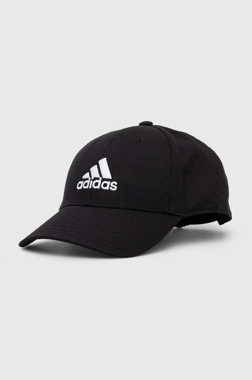 adidas Performance șapcă de baseball din bumbac culoarea negru, cu imprimeu II3513