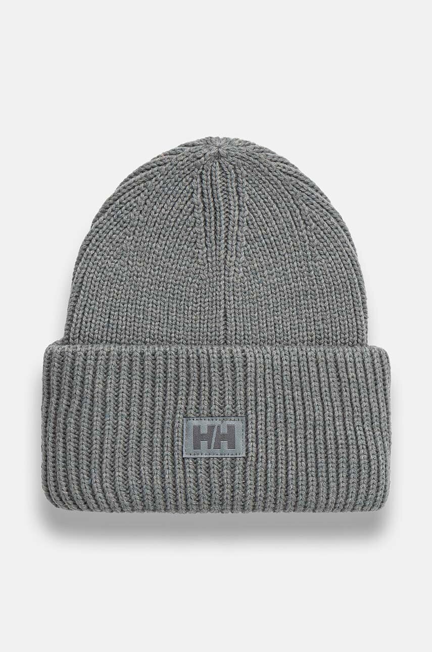 

Шапка Helly Hansen в тюркоазено от плътен трикотаж, Тюркоазен