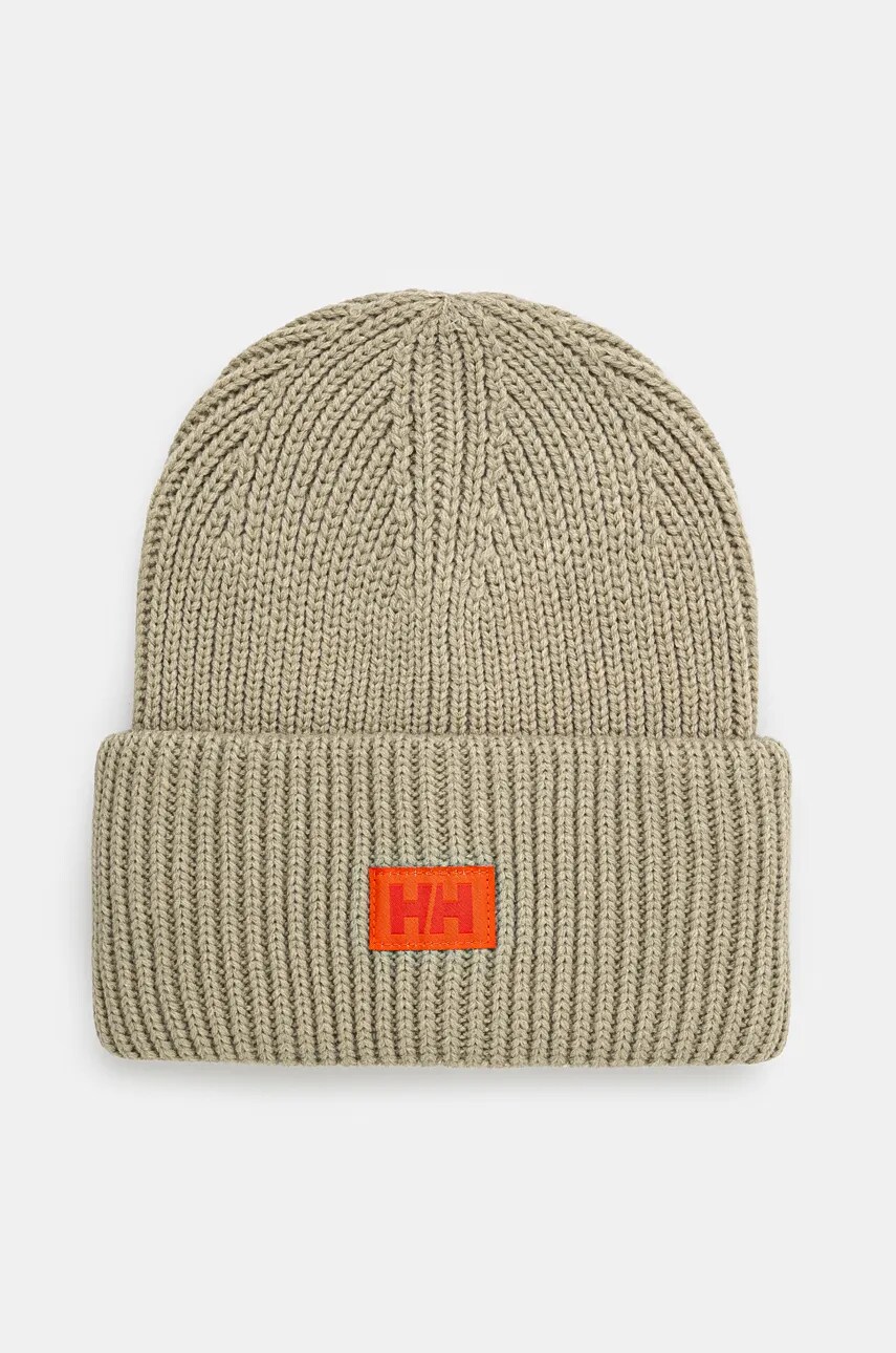 

Шапка Helly Hansen в зелено от плътен трикотаж 54020, Зелен
