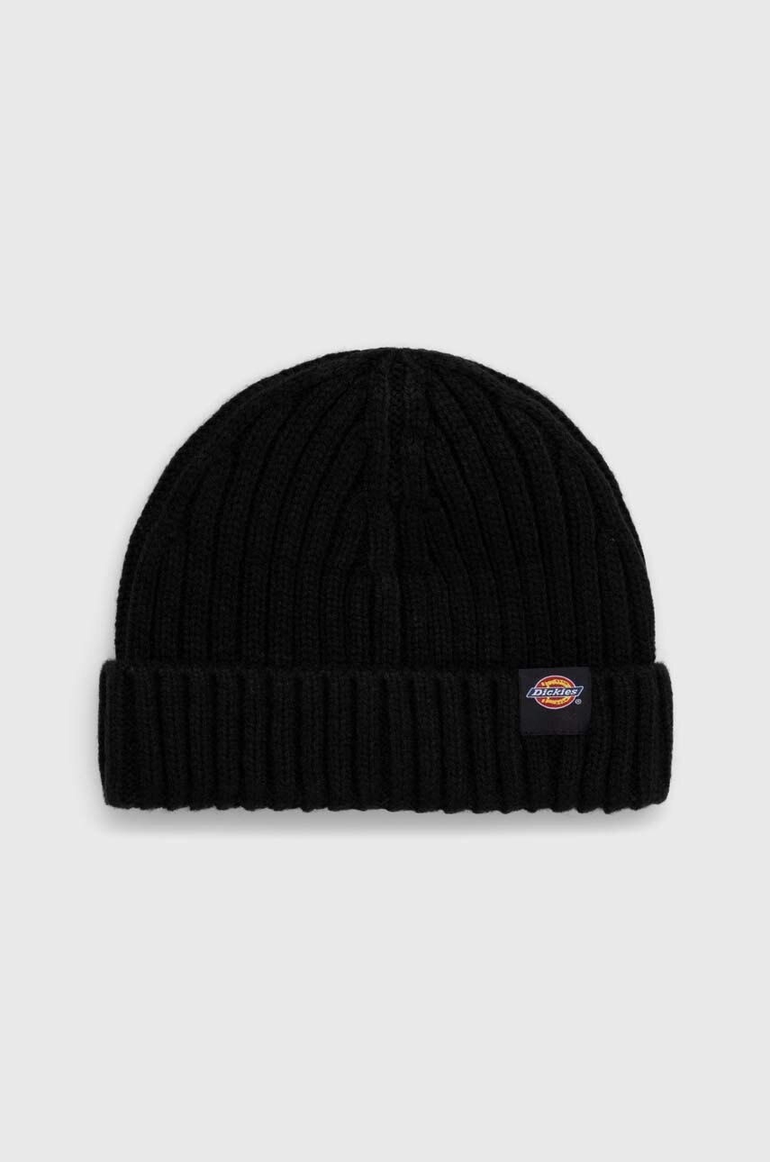 

Шапка Dickies цвет чёрный из толстого трикотажа