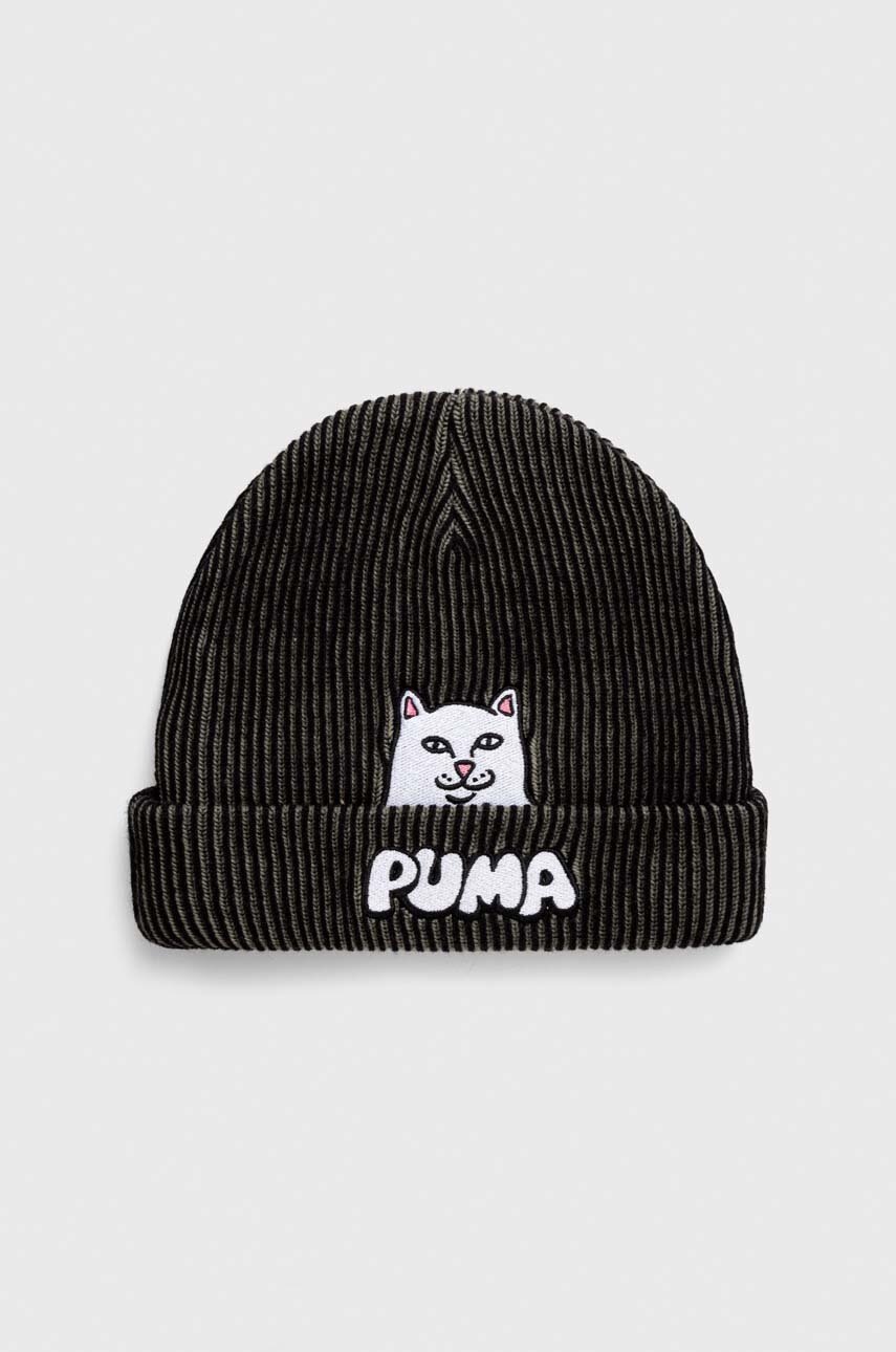 

Шапка с примесью шерсти Puma PUMA x RIPNDIP цвет чёрный