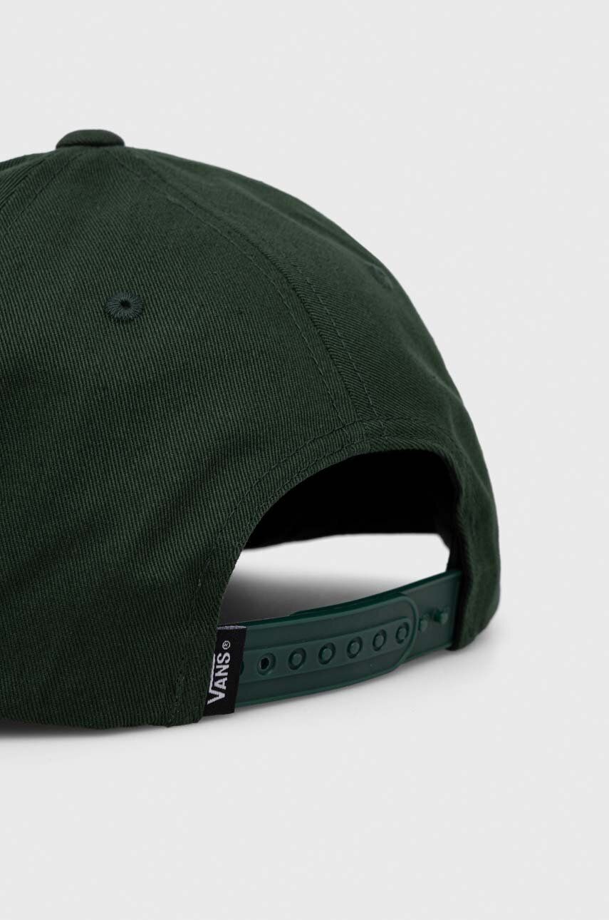 Vans șapcă De Baseball Din Bumbac Culoarea Verde, Cu Imprimeu
