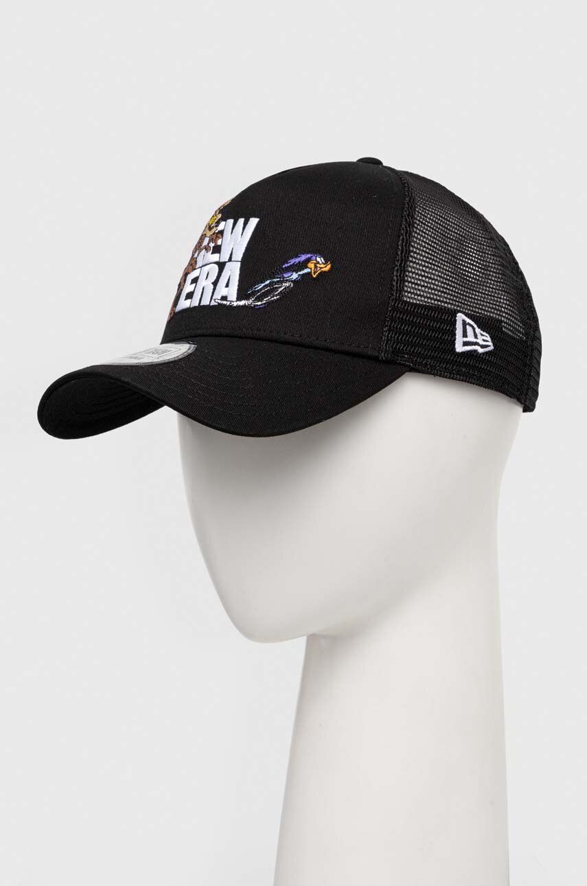

Кепка New Era цвет чёрный с аппликацией WILE E COYOTE