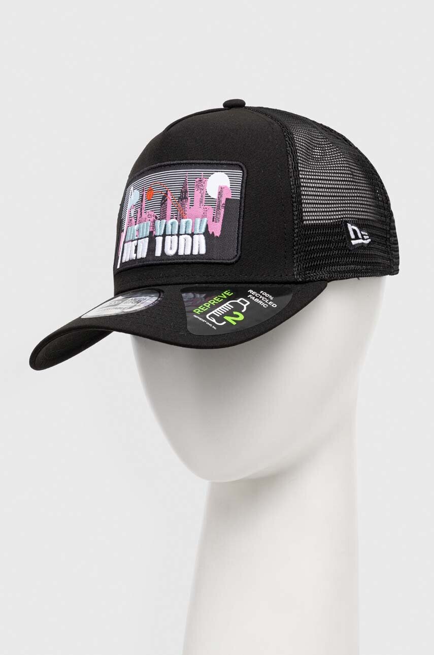 

Кепка New Era цвет чёрный с аппликацией
