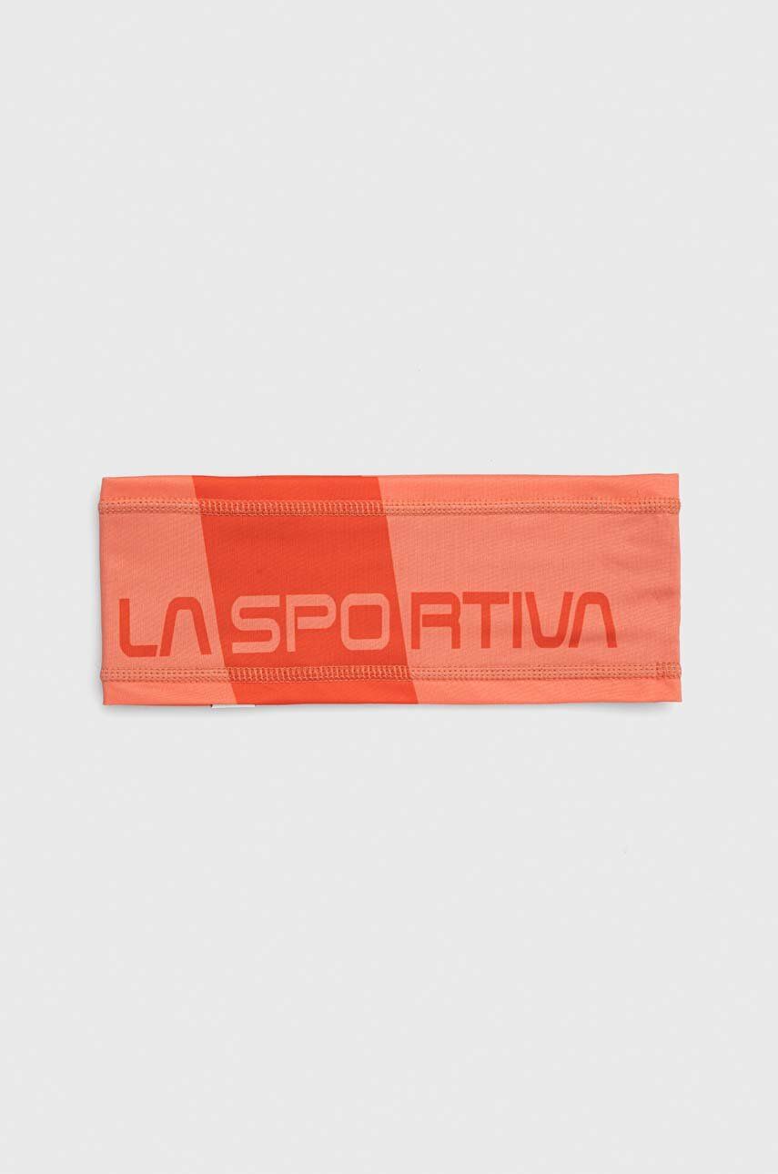 Čelenka LA Sportiva Diagonal oranžová barva - oranžová - 94 % Polyester