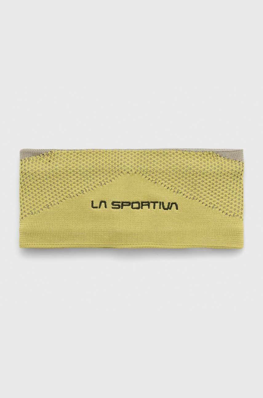 Čelenka LA Sportiva Knitty zelená barva - zelená - 100 % Recyklovaný polyester