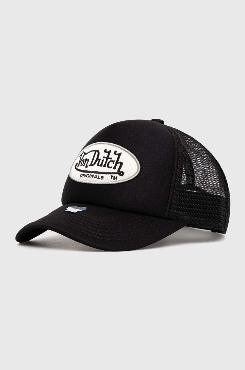 

Кепка Von Dutch цвет чёрный с аппликацией