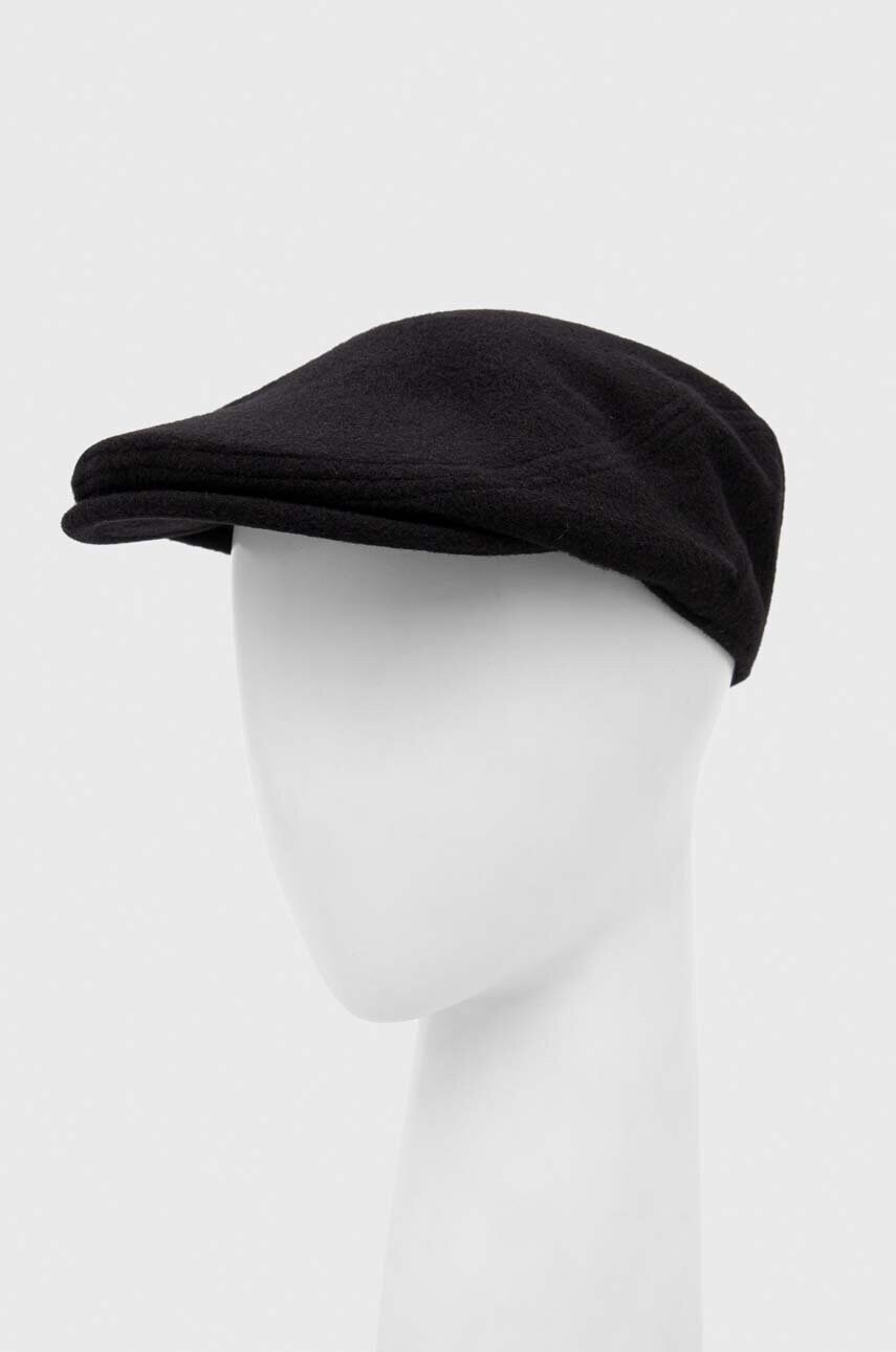 

Шерстяное кепи Lacoste цвет чёрный шерсть