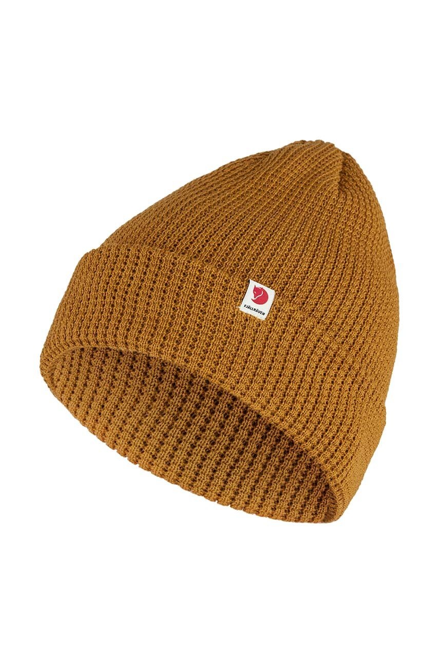 

Шапка Fjallraven Tab цвет жёлтый