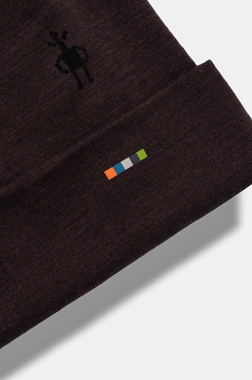 Двусторонняя шапка Smartwool Thermal Merino Reversible цвет оранжевый из тонкого трикотажа шерсть SW0SW956 Двусторонняя шапка Smartwool Thermal Merino Reversible цвет оранжевый из тонкого трикотажа шерсть SW0SW956