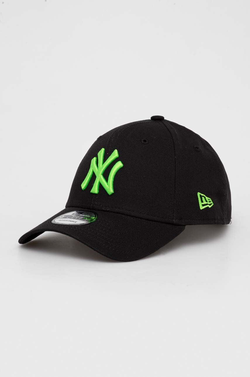 New Era șapcă De Baseball Din Bumbac Culoarea Negru, Cu Imprimeu, NEW YORK YANKEES