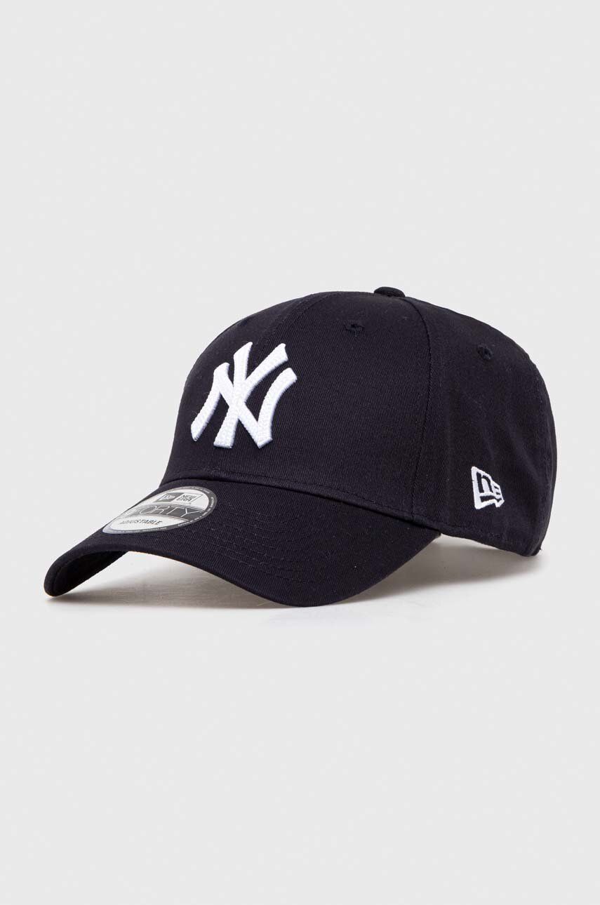 E-shop Bavlněná baseballová čepice New Era tmavomodrá barva, s aplikací, NEW YORK YANKEES